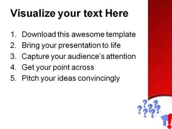 Questions Symbol PowerPoint Themes And PowerPoint Slides 0611