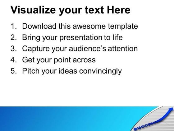 Representation Of Growth And Success PowerPoint Templates Ppt Backgrounds For Slides 0313 Slide03