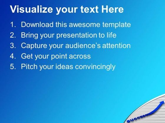 Representation Of Growth And Success PowerPoint Templates Ppt Backgrounds For Slides 0313 Slide02