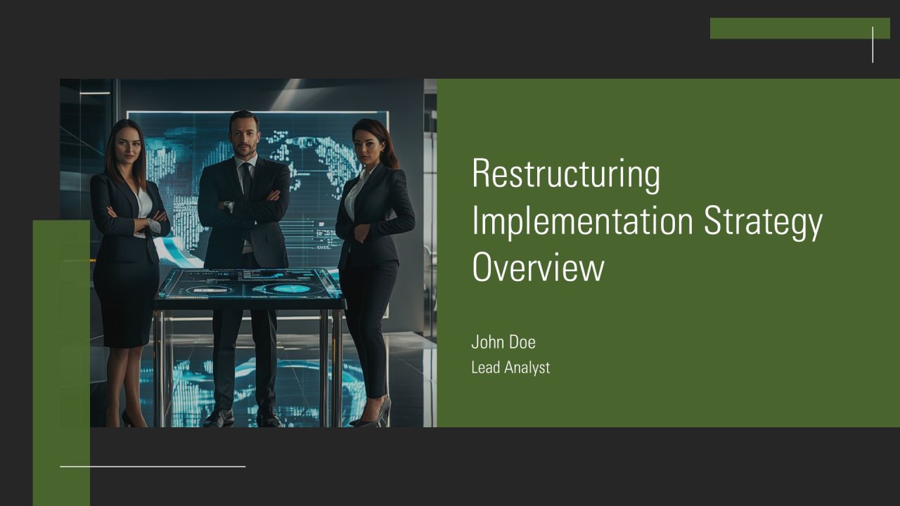 Restructuring Implementation Strategy Overview PPT Structure AT