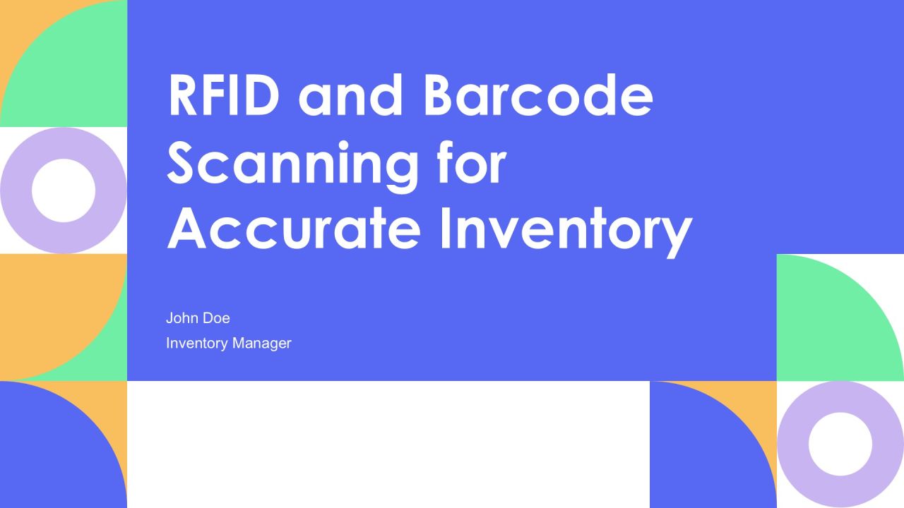 Rfid And Barcode Scanning For Accurate Inventory PPT Example AT