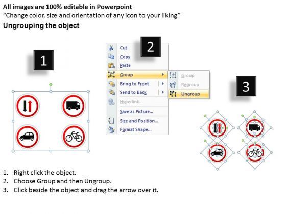 Sales Diagram Traffic Lights Icons Business Finance Strategy Development