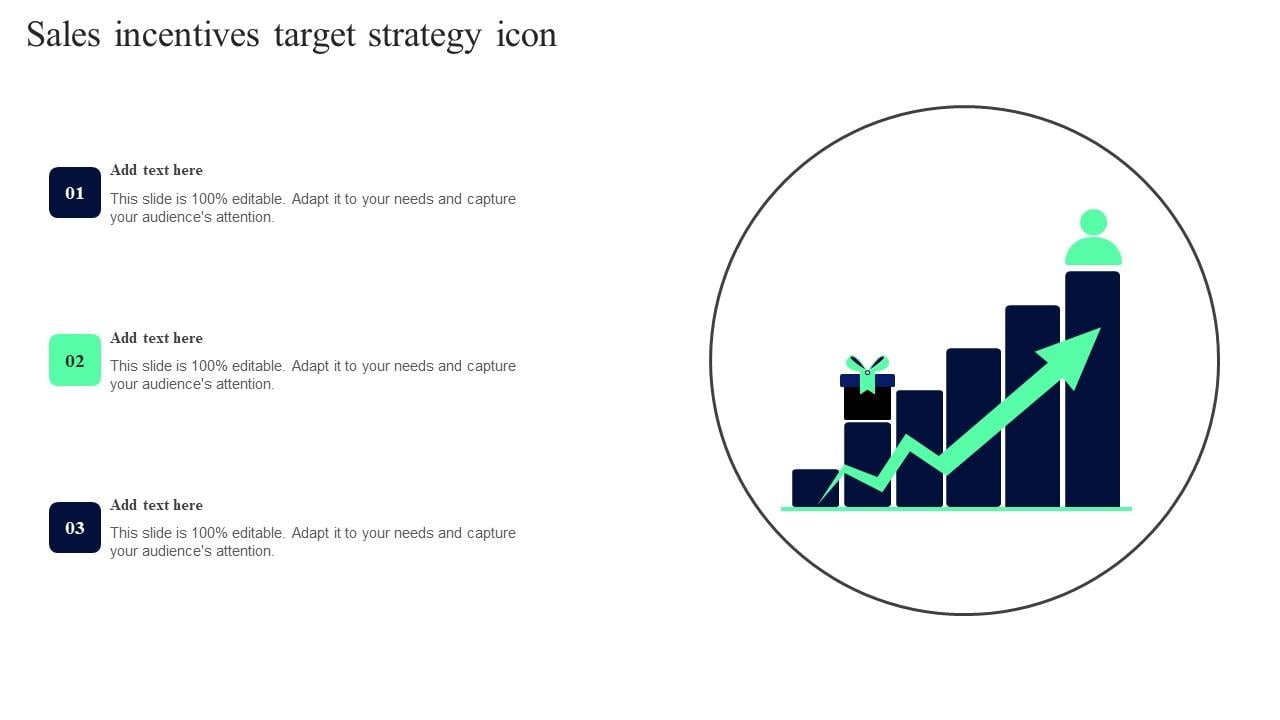 Sales Incentives Target Strategy Icon Ideas Pdf