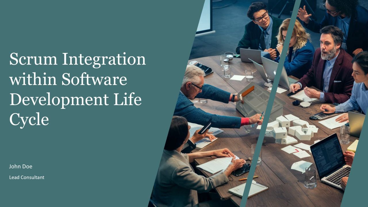 Scrum Integration Within Software Development Life Cycle PPT Sample AT