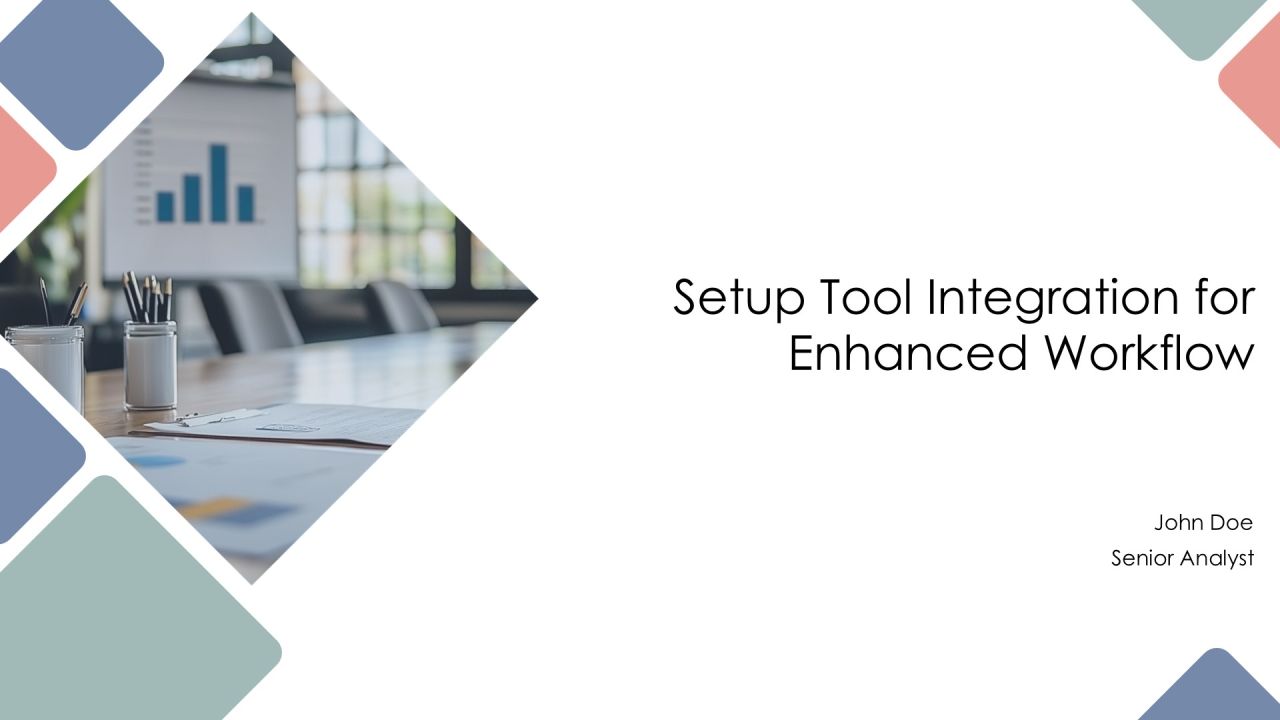 Setup Tool Integration For Enhanced Workflow PPT Mockup AT