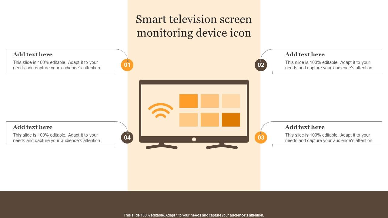 Smart Television Screen Monitoring Device Icon Information Pdf