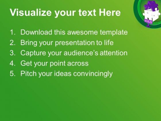 Sold Commercial Real Estate PowerPoint Templates Ppt Backgrounds For