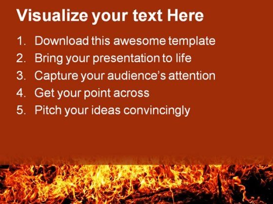 Solid Fire Religion PowerPoint Templates And PowerPoint Backgrounds 0411