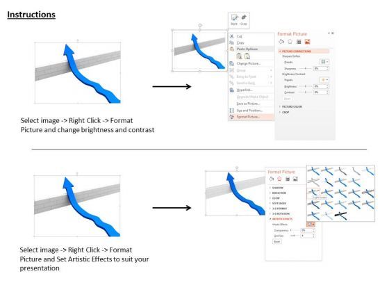 Stock Photo Arrow Try To Jump Over A Wall PowerPoint Slide