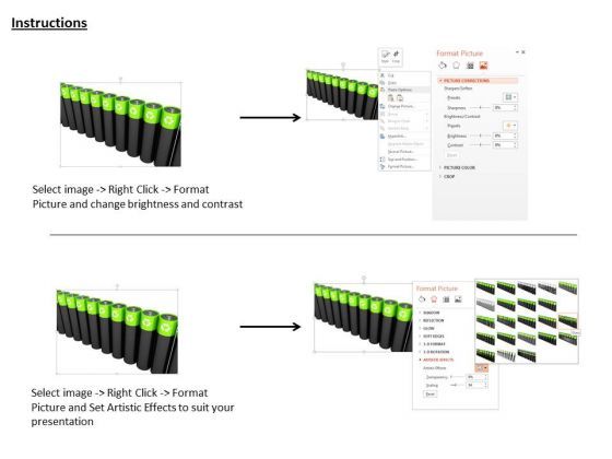 Stock Photo Multiple Cells In Queue For Power Generation PowerPoint Slide
