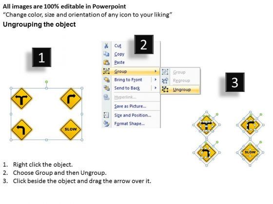Strategy Diagram Traffic Lights Icons Business Finance Strategy Development