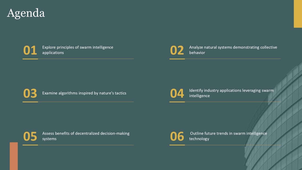 Swarm Intelligence Essentials PPT Example AT Slide02