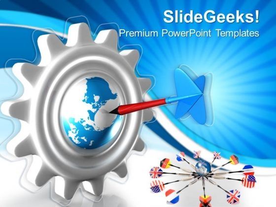 Targeted Earth Globe Powerpoint Templates And Powerpoint Themes 0612 Targeted Earth Globe Powerpoint Templates And Powerpoint Themes 0612
