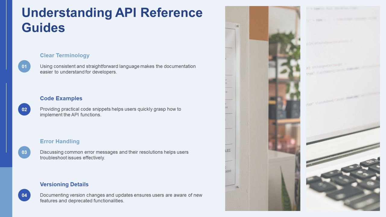 Technical Documentation Writing Clear Api Reference Guides PPT Mockup AT Slide04