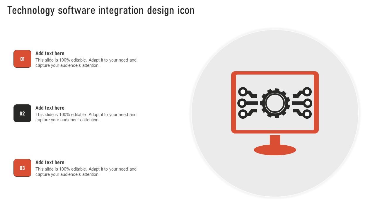 Technology Software Integration Design Icon Topics Pdf