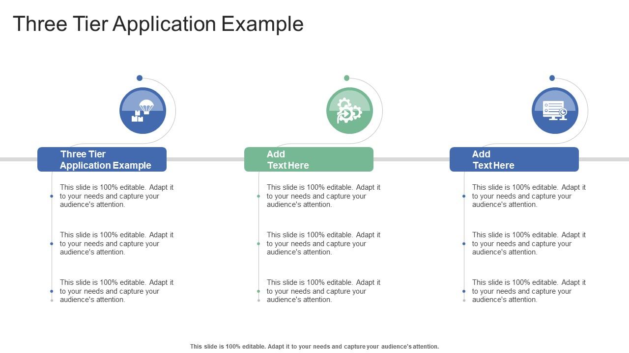 Three Tier Application Example In Powerpoint And Google Slides Cpb