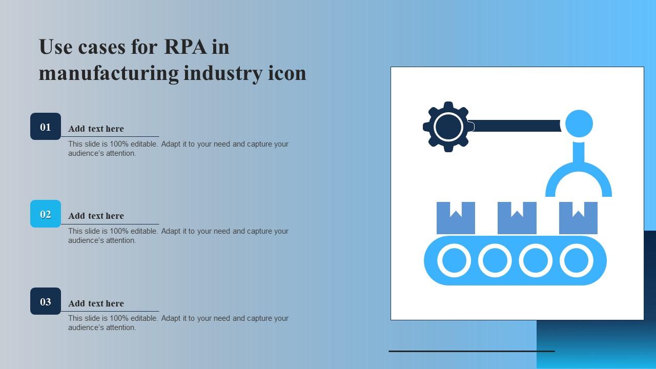 Use Cases For RPA In Manufacturing Industry Icon Guidelines Pdf