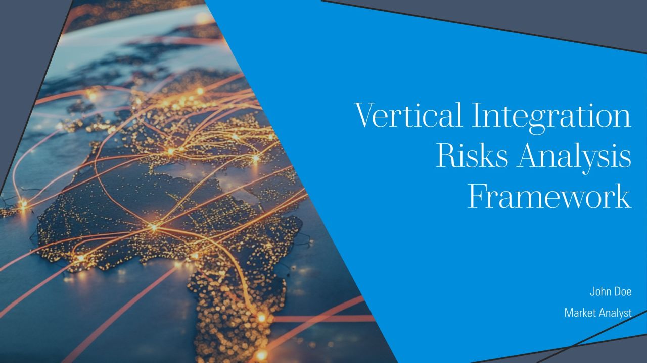 Vertical Integration Risks Analysis Framework PPT Template AT