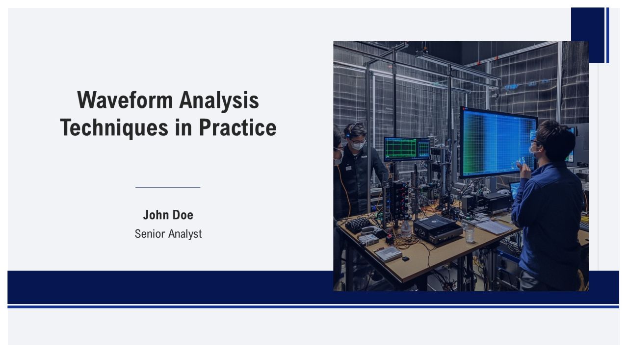 Waveform Analysis Techniques In Practice PPT Presentation AT