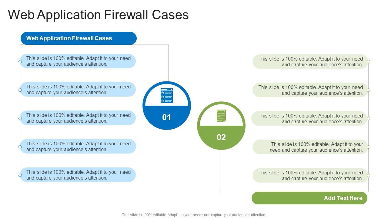 Web Application Firewall Cases In Powerpoint And Google Slides Cpb