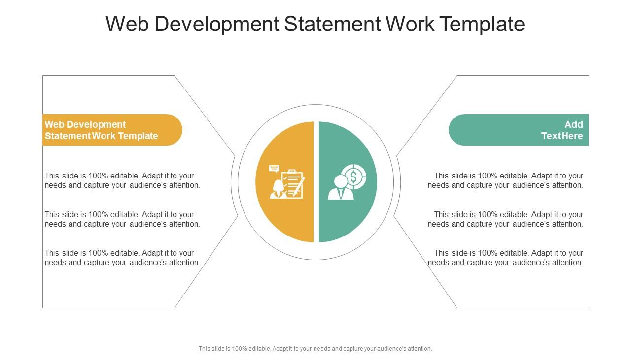 Web Development Statement Work Template In Powerpoint And Google Slides Cpb
