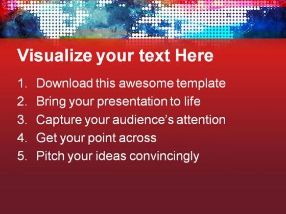 World Map Illustration Abstract Powerpoint Templates And Powerpoint World Map Illustration Abstract Powerpoint Templates And Powerpoint