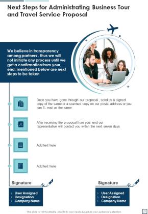 Administrating Business Tour And Travel Service Proposal Example Document Report Doc Pdf Slide27