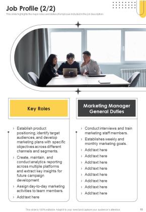 Advertising And Marketing Job Profile Proposal Example Document Report Doc Pdf Ppt Slide10
