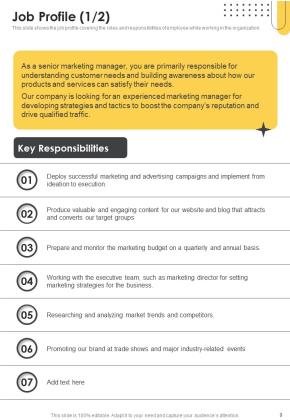 Advertising And Marketing Job Profile Proposal Example Document Report Doc Pdf Ppt Slide09