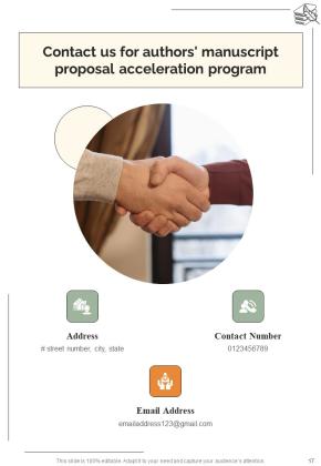Authors Manuscript Proposal Acceleration Program Example Document Report Doc Pdf Ppt Slide17