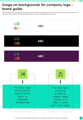 Brand Guide Example Document Report Doc Pdf Ppt Slide12
