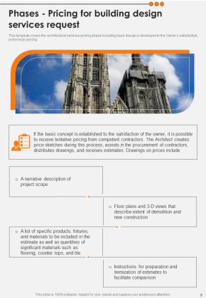 Building Design Services Request Proposal Example Document Report Doc Pdf Ppt Slide09