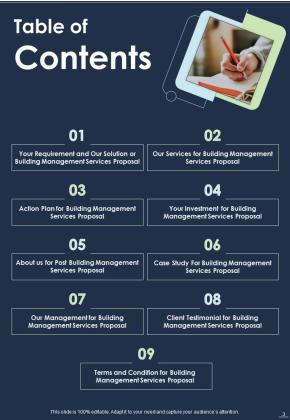 Building Management Services Proposal Example Document Report Doc Pdf Ppt Slide03