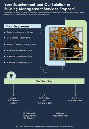 Building Management Services Proposal Example Document Report Doc Pdf Ppt Slide04