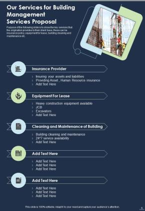 Building Management Services Proposal Example Document Report Doc Pdf Ppt Slide05