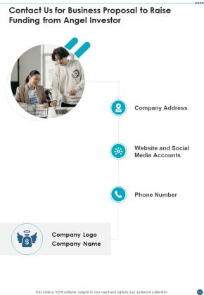 Business Proposal To Raise Funding From Angel Investor Example Document Report Doc Pdf Ppt Slide17