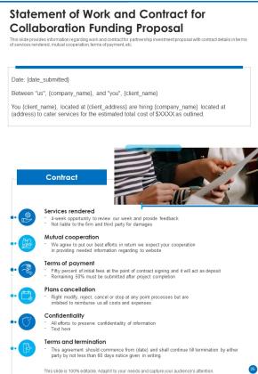 Collaboration Funding Proposal Example Document Report Doc Pdf Ppt Slide25