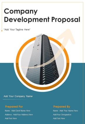 Company Development Proposal Example Document Report Doc Pdf Ppt Slide01