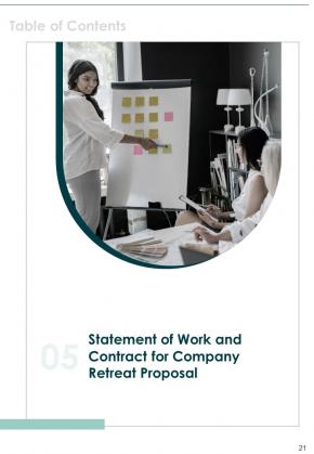 Company Retreat Proposal Template Example Document Report Doc Pdf Ppt