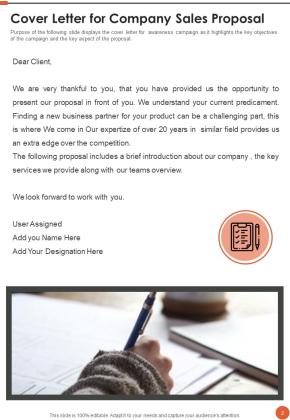 Company Sales Proposal Example Document Report Doc Pdf Ppt Slide02