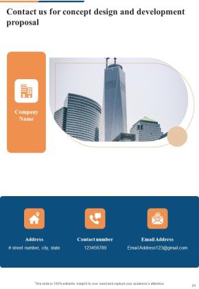Concept Design And Development Proposal Example Document Report Doc Pdf Ppt Slide24