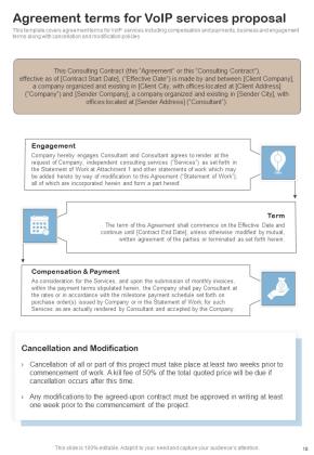 Contractors Bid Proposal For Voip Services Example Document Report Doc Pdf Ppt Slide18
