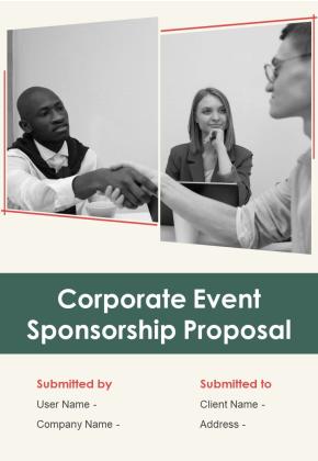 Corporate Event Sponsorship Proposal Example Document Report Doc Pdf Ppt Slide01