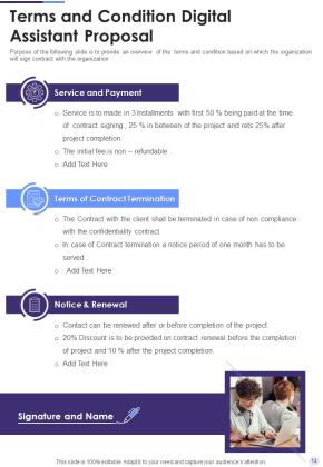 Digital Assistant Proposal Example Document Report Doc Pdf Ppt Slide14