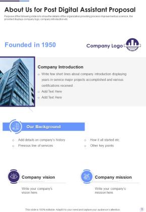 Digital Assistant Proposal Example Document Report Doc Pdf Ppt Slide09
