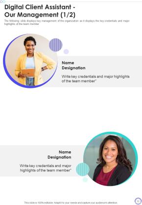 Digital Client Assistant Proposal Example Document Report Doc Pdf Ppt Slide11
