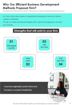 Efficient Business Development Methods Proposal Example Document Report Doc Pdf Ppt Slide15