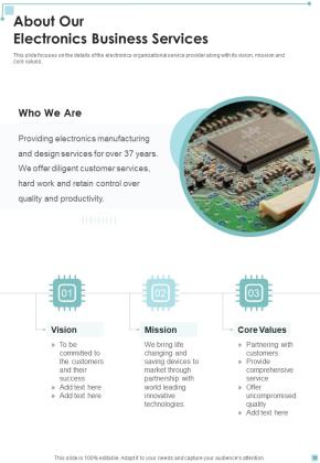 Electronics Business Proposal Example Document Report Doc Pdf Ppt Slide15