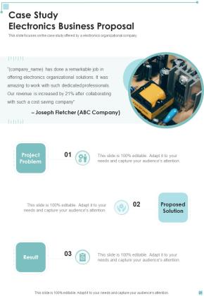 Electronics Business Proposal Example Document Report Doc Pdf Ppt Slide21