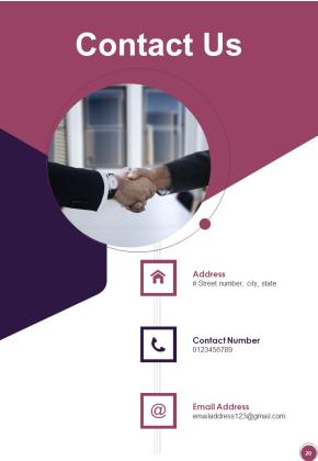 Enterpreneurship Project Proposal Example Document Report Doc Pdf Ppt Slide20